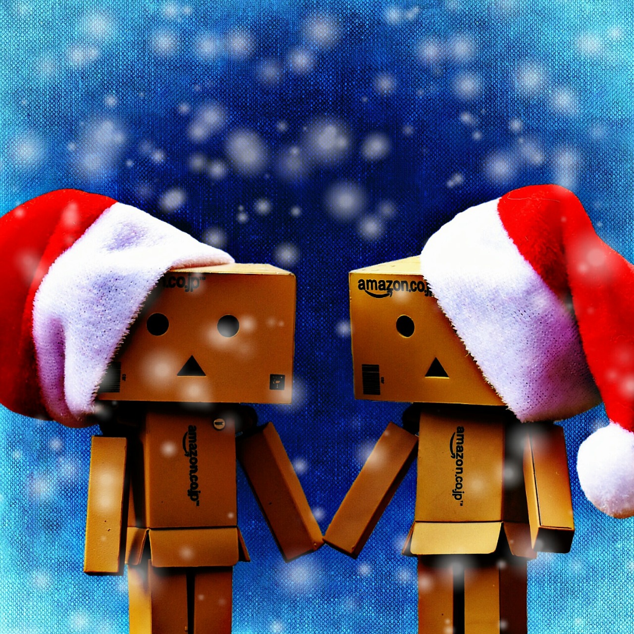 Image - danbo christmas figures snow