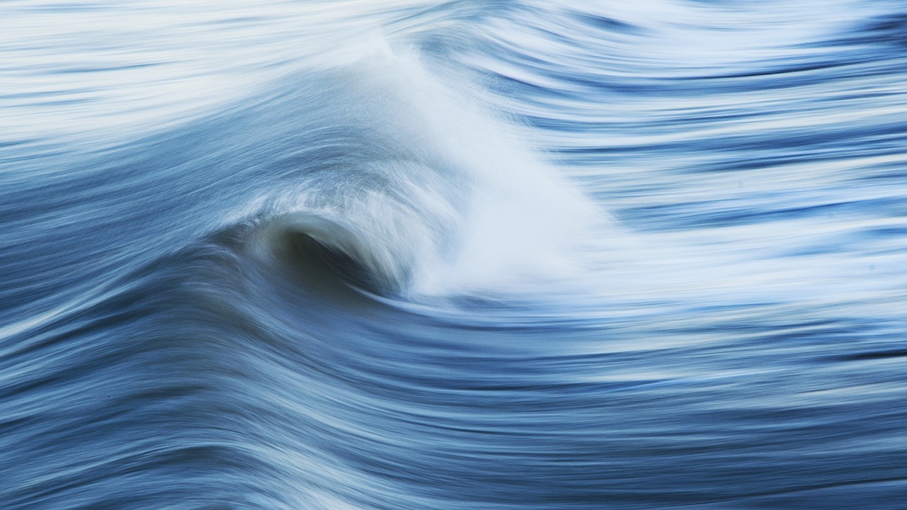 Image - wave beach ocean sea foam water