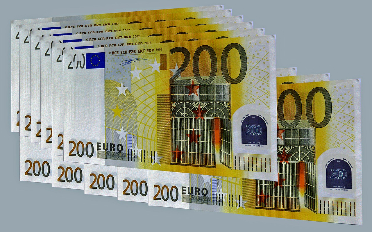 Image - euro finance money coins close