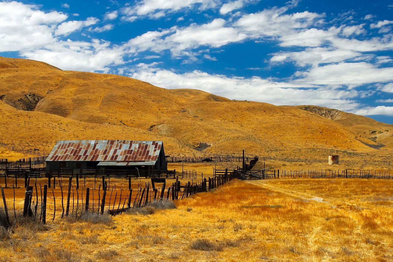 Image - california ranch farm sky clouds