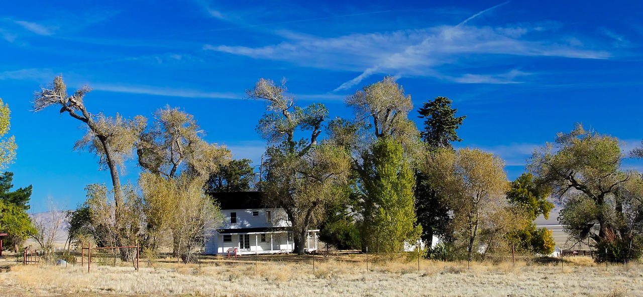 Image - california ranch farm sky clouds