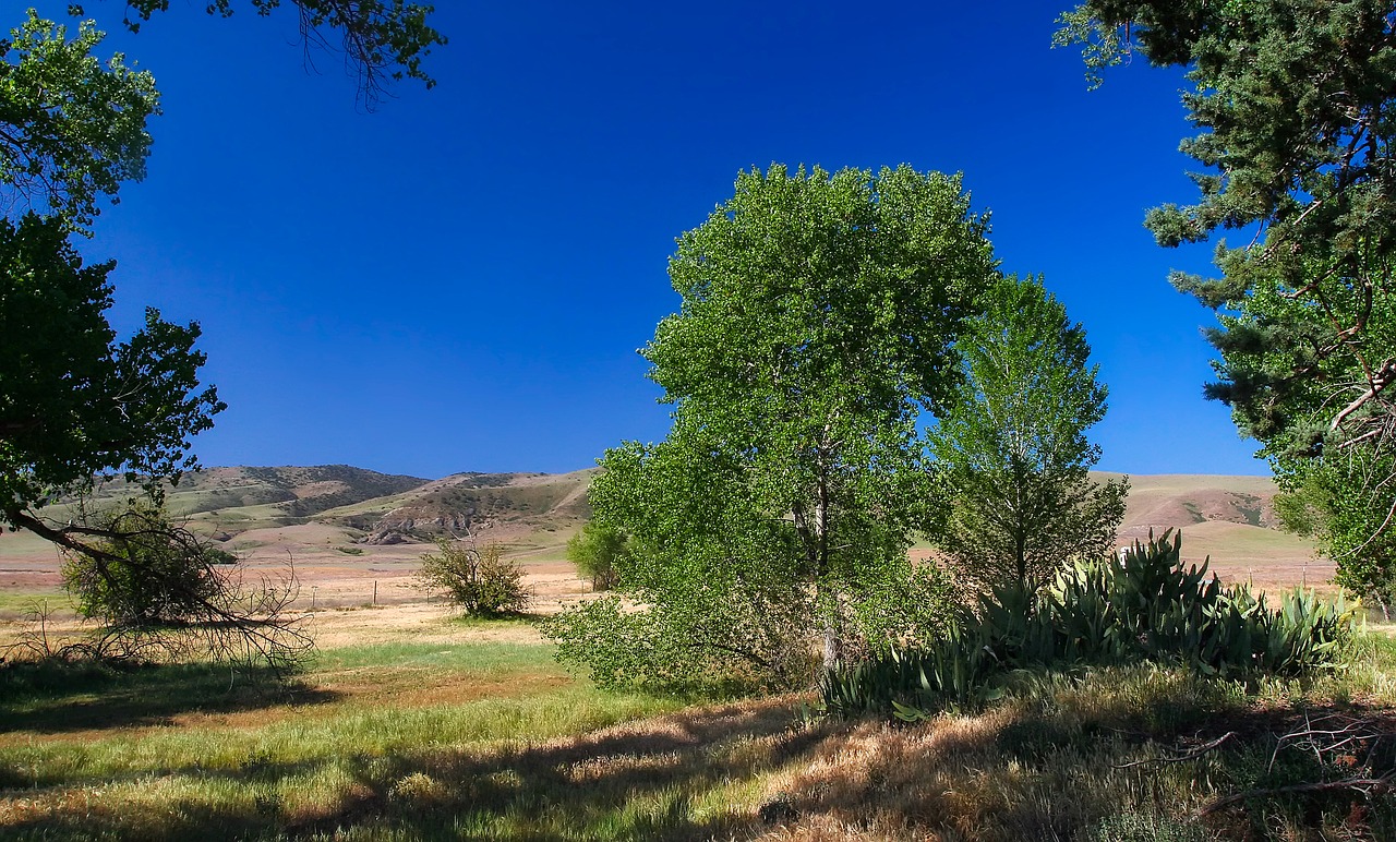 Image - california ranch farm sky clouds