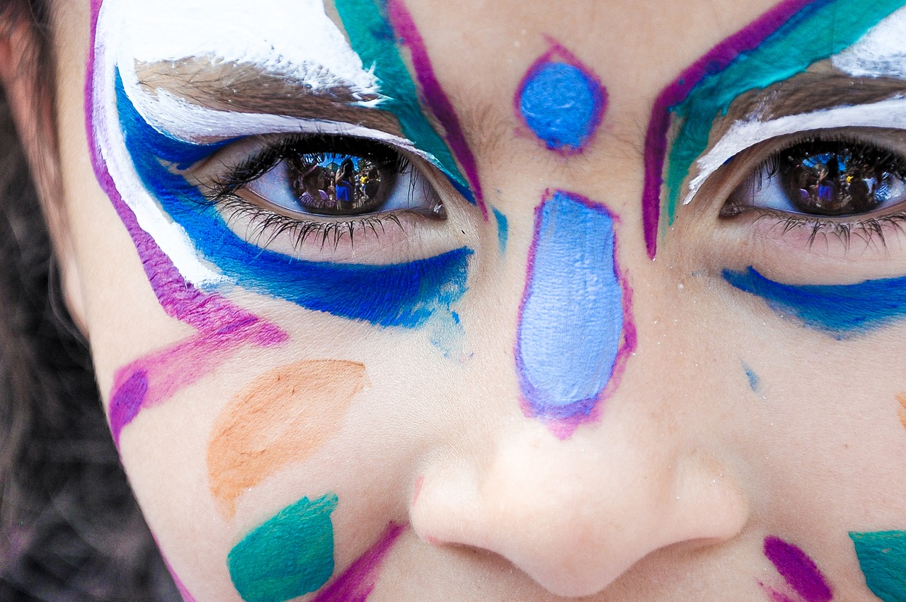 Image - makeup little girl festival