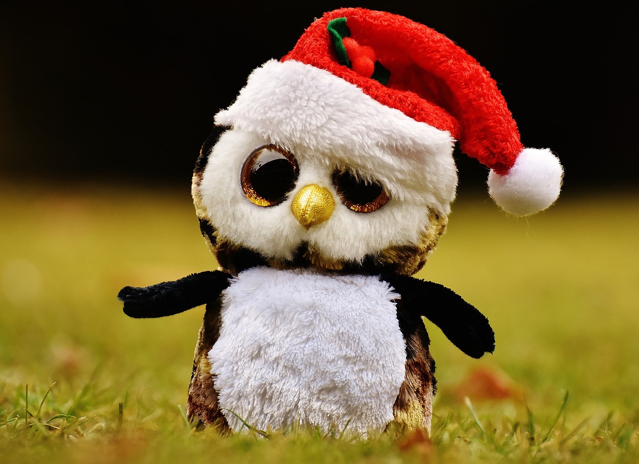 Image - christmas owl stuffed animal