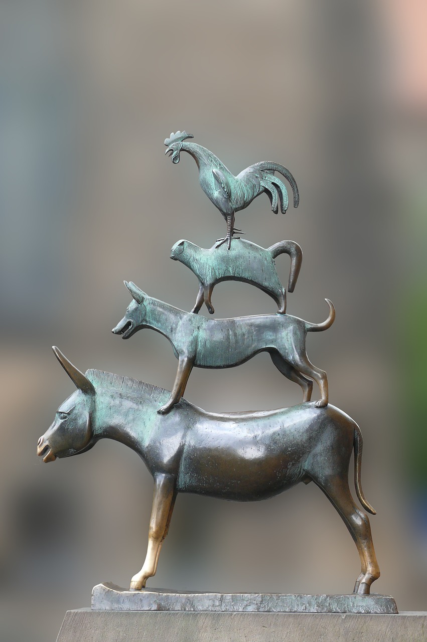 Image - bremen town musicians monument