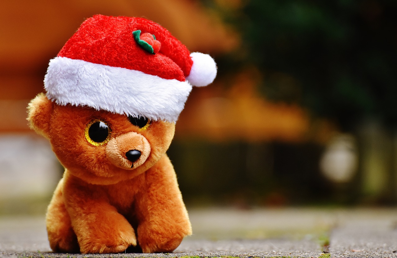 Image - christmas teddy bear stuffed animal