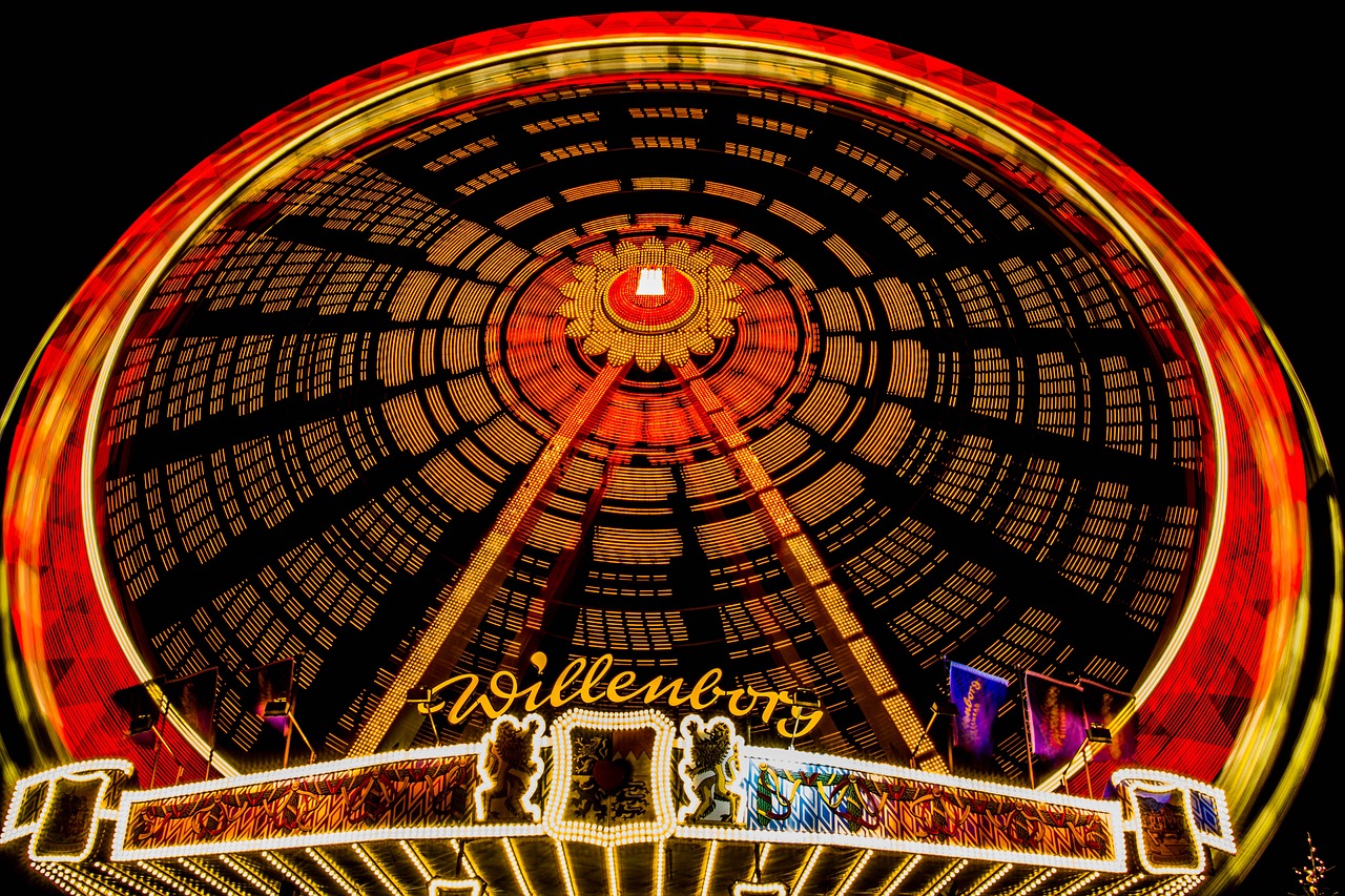 Image - lights hamburger dom ferris wheel