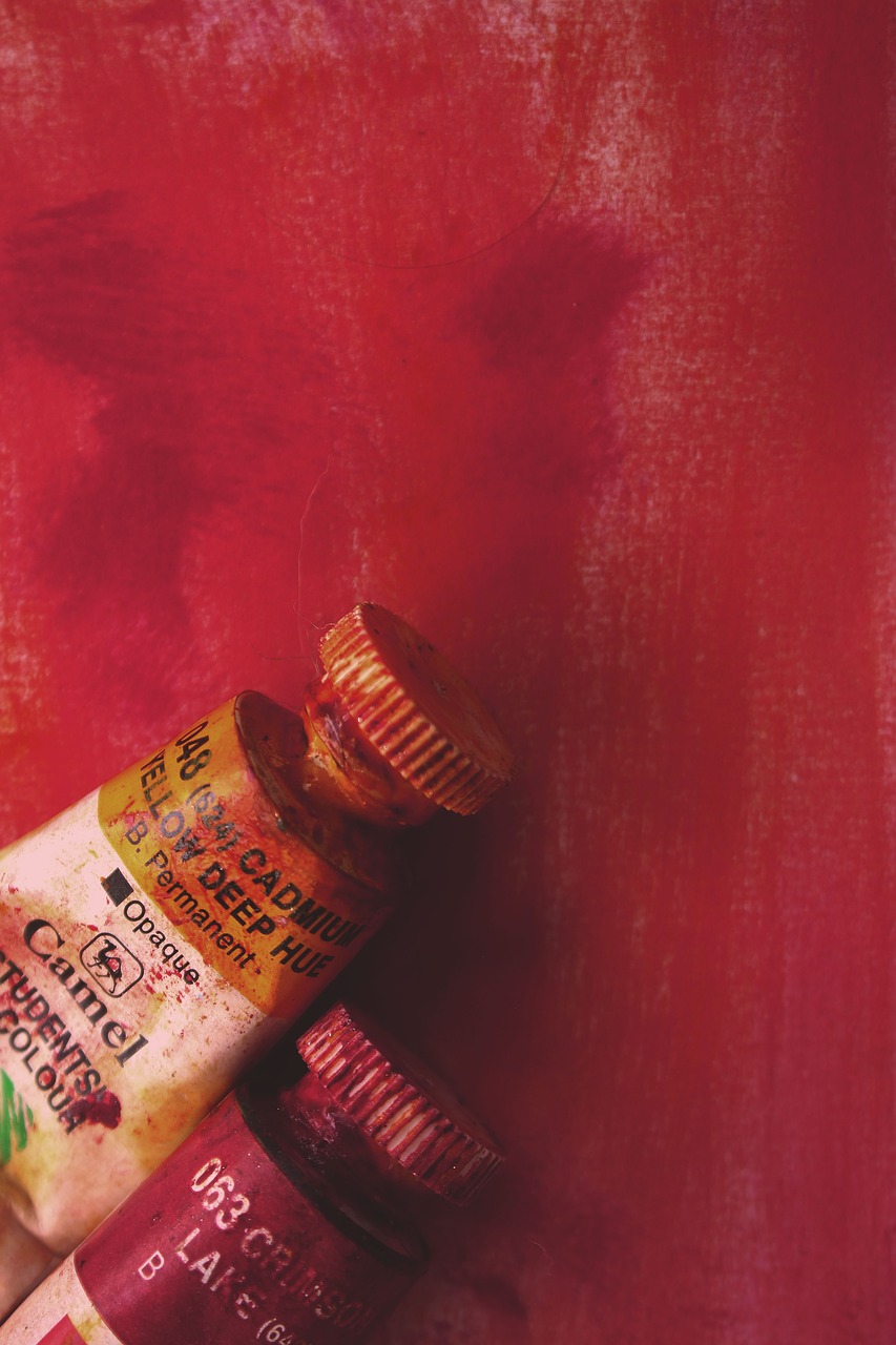 Image - bright paint colour pink brushes