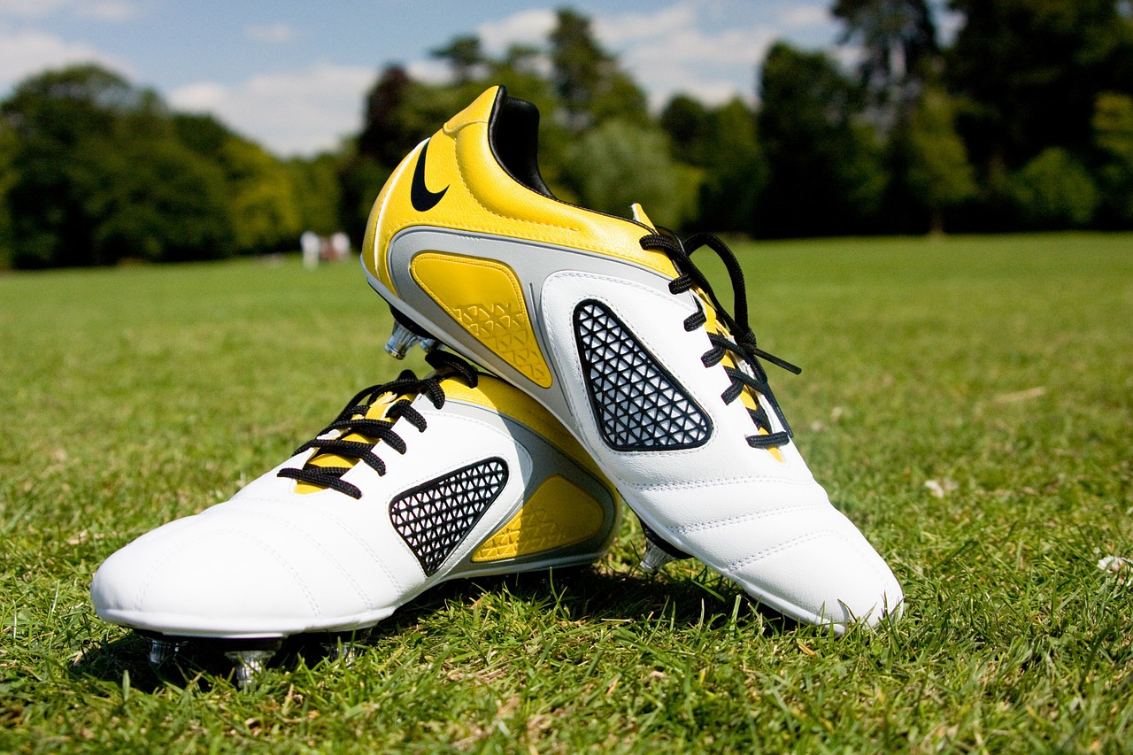 Image - football boots shoes sport field