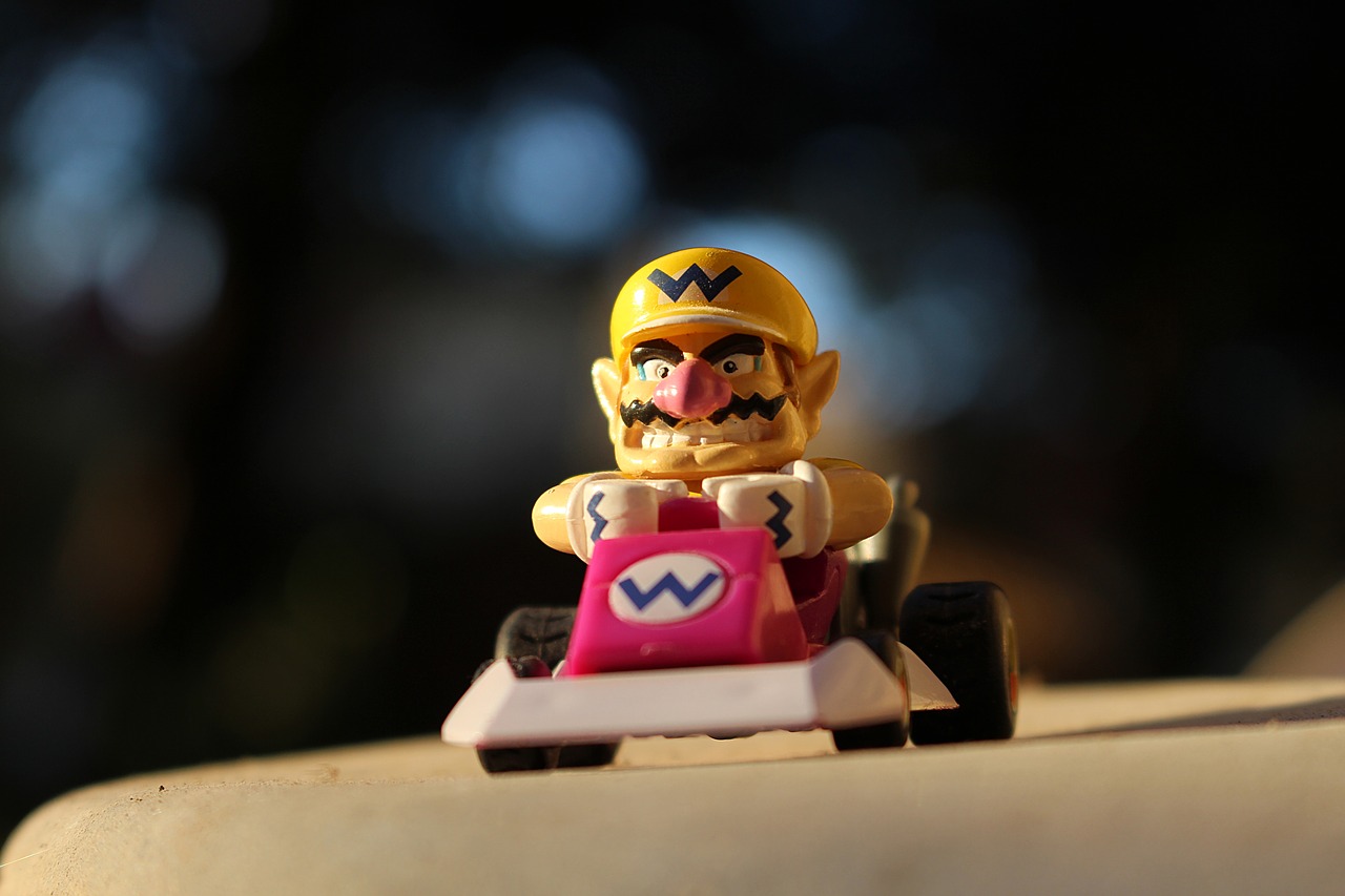 Image - wario kart nintendo toy outside
