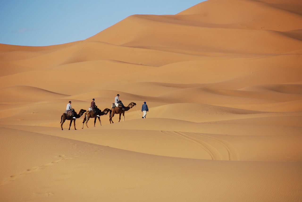 Image - desert sand dunes morocco