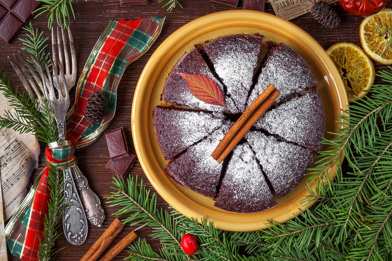 Image - cake pie christmas cake food