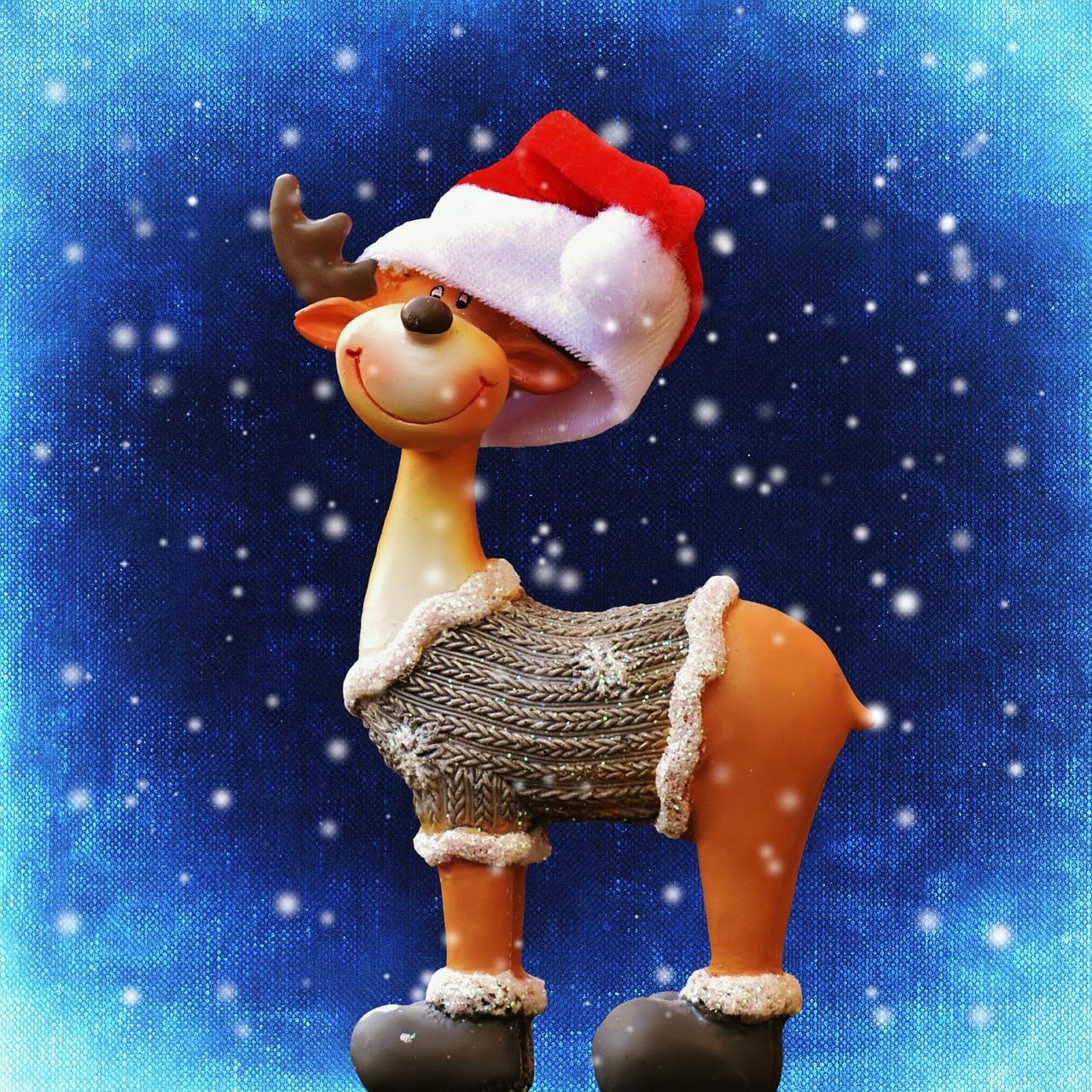 Image - moose christmas christmas motif