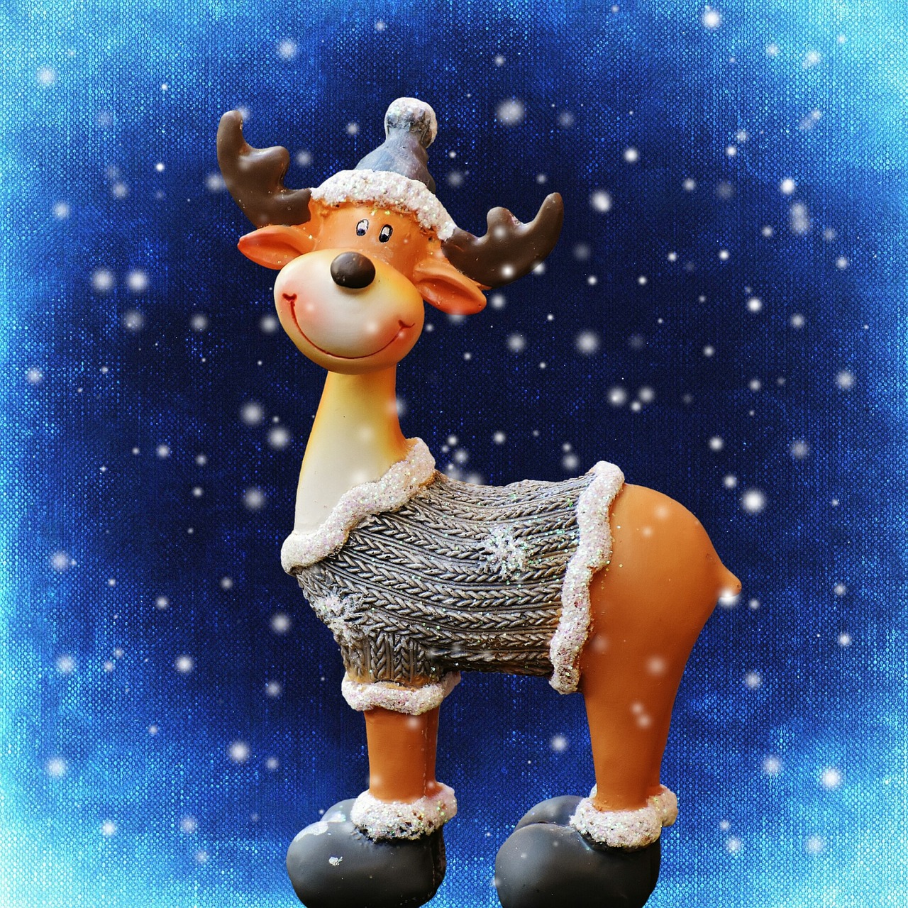 Image - moose christmas christmas motif