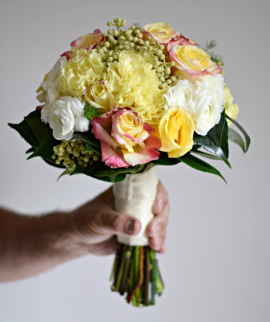 Image - bouquet florist wedding bride rose