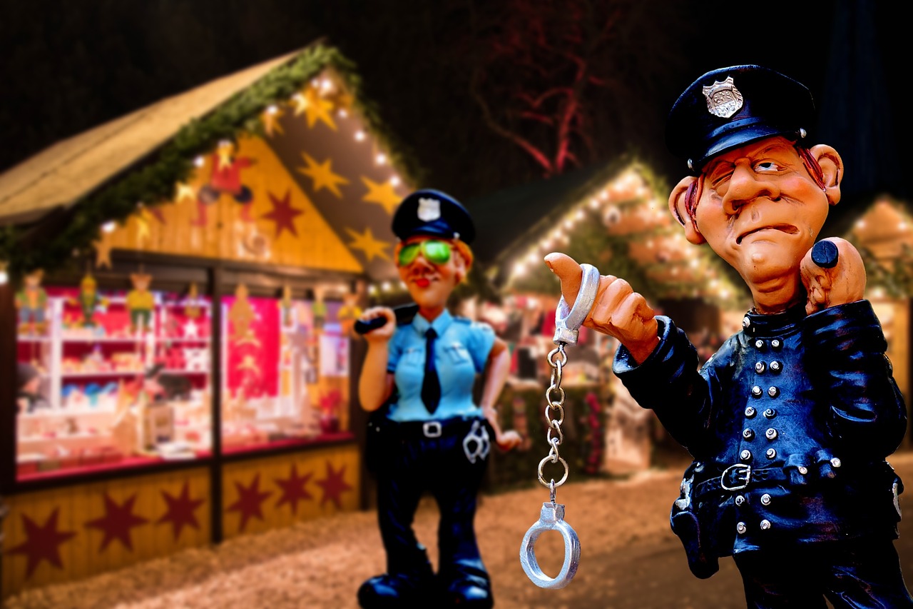 Image - security christmas market police