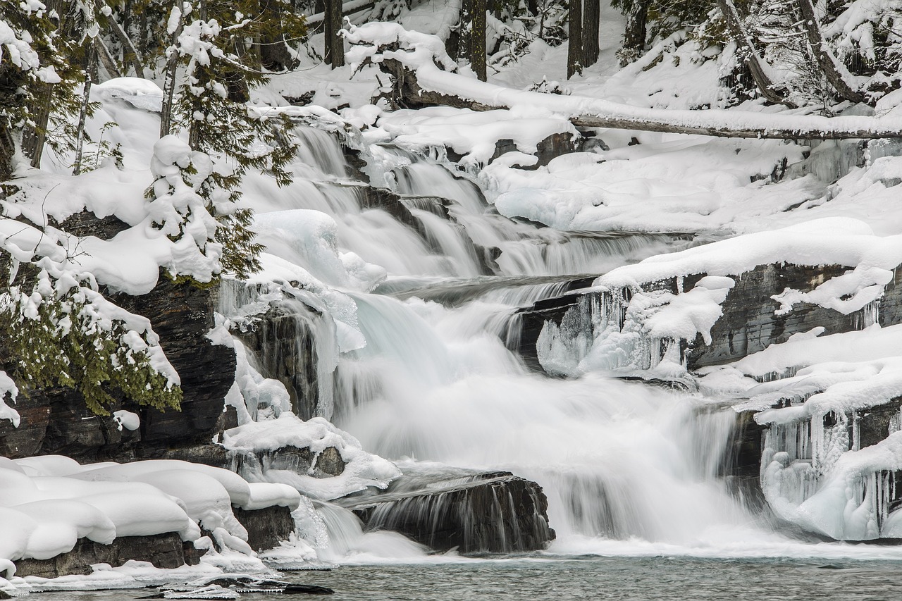 Image - mcdonald creek winter snow ice