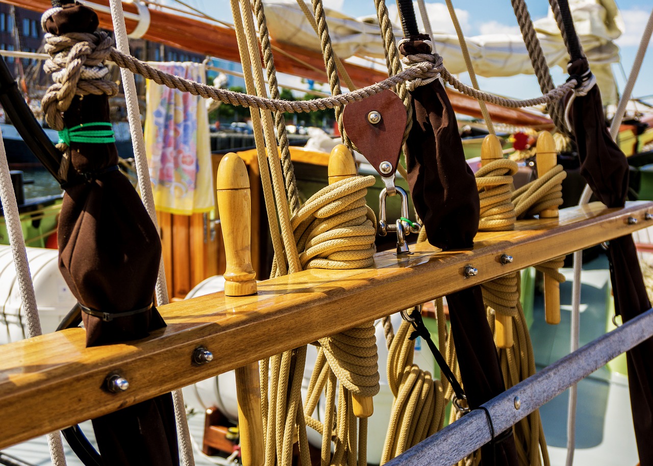 Image - rope sail port sailing boat