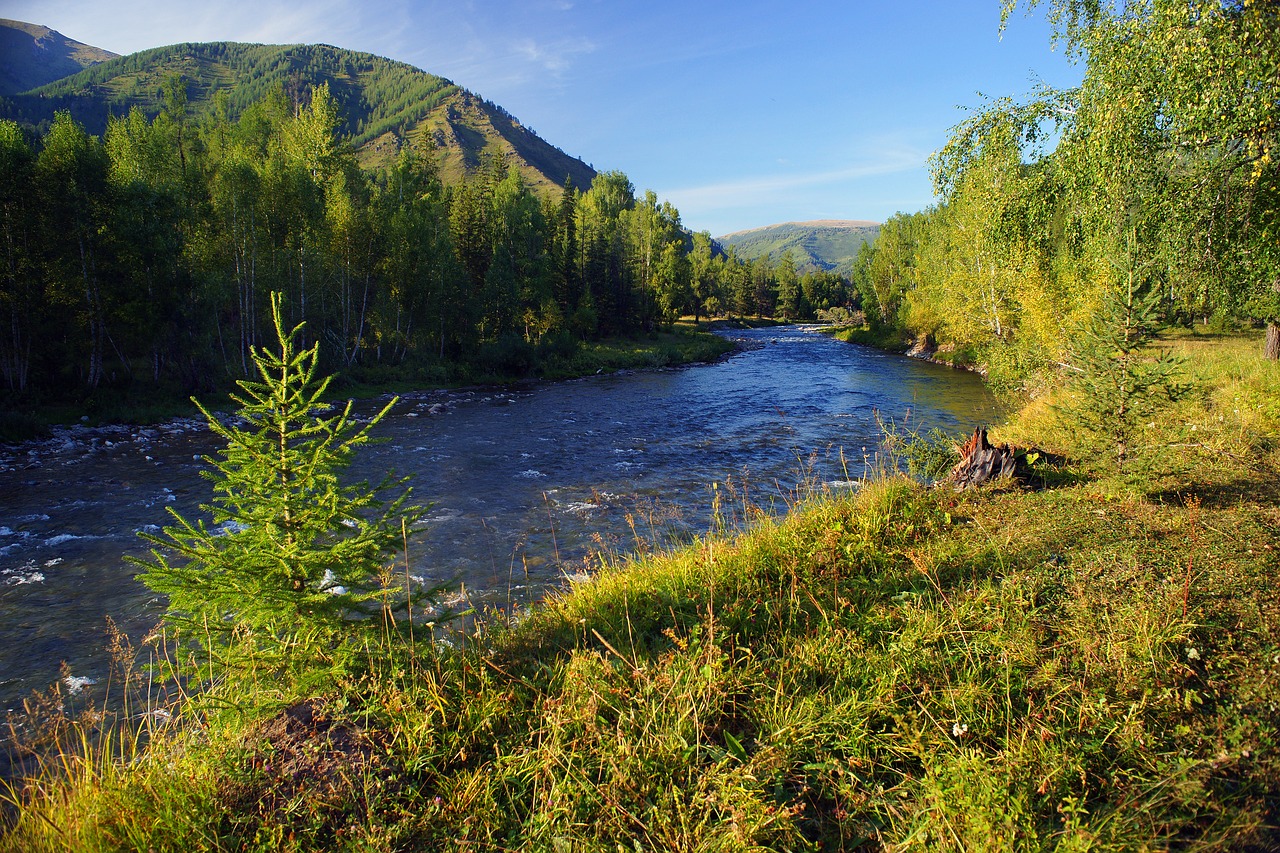 Image - mountains river mountain river