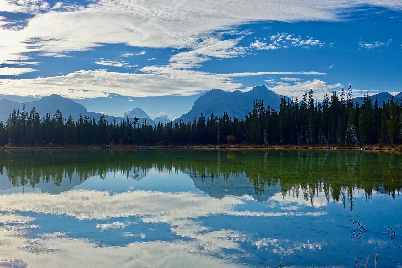 Image - lake reflection wilderness scenery