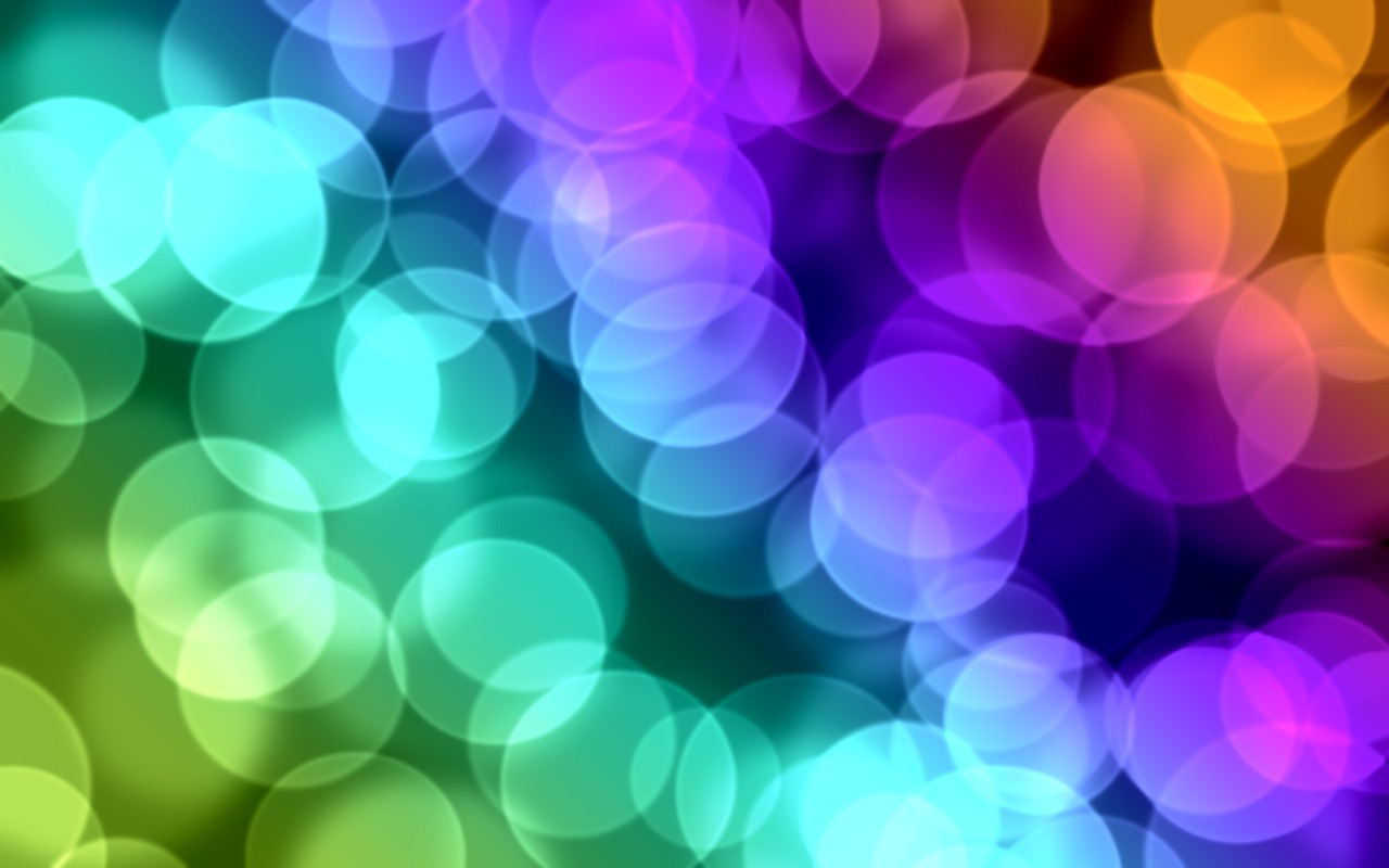 Image - bokeh circles colors design effect