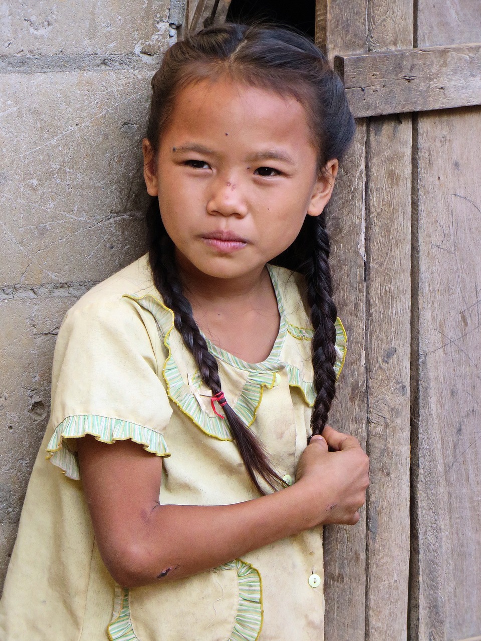 Image - laos little girl hmong child