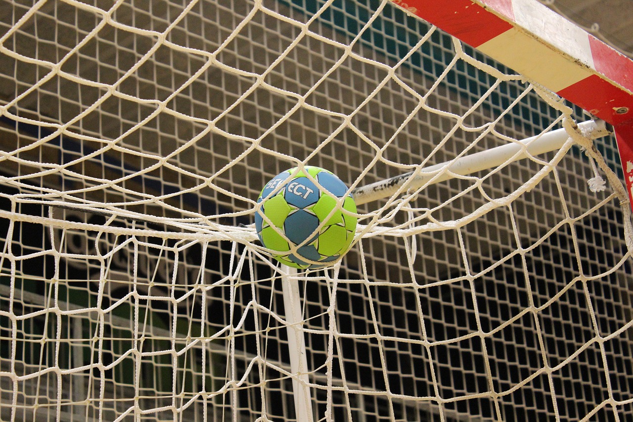 Image - ball handball training goal hall