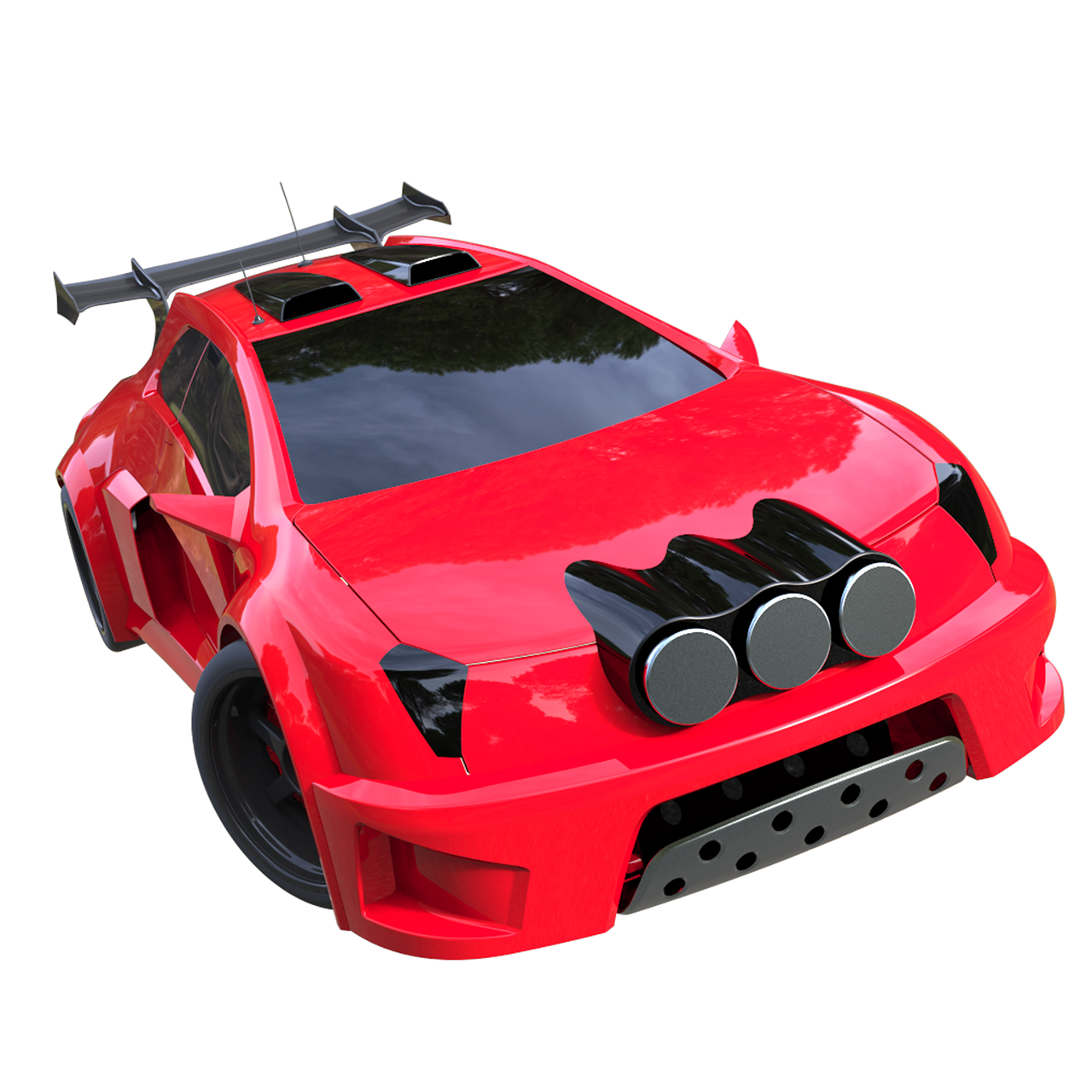 Image - car 3d render transportation