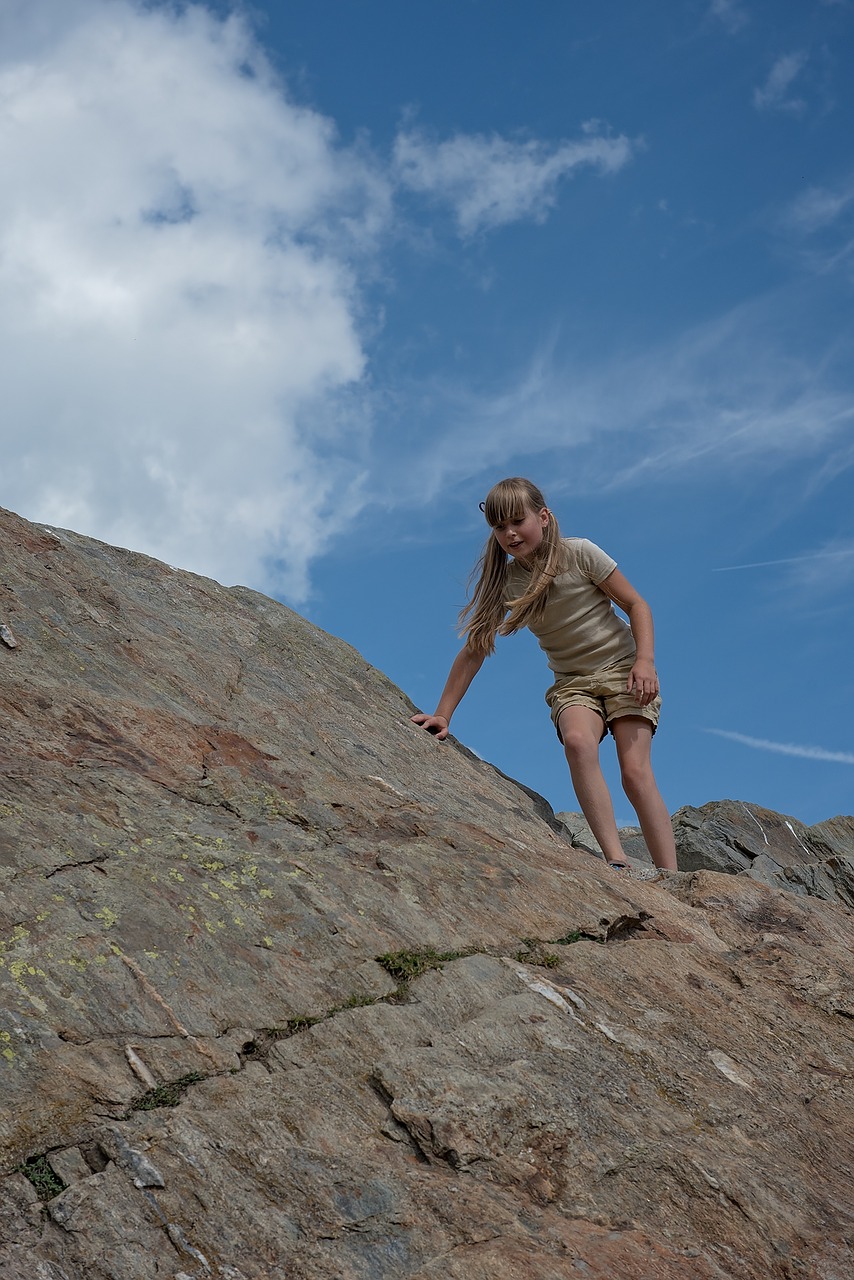 Image - person human girl child climb