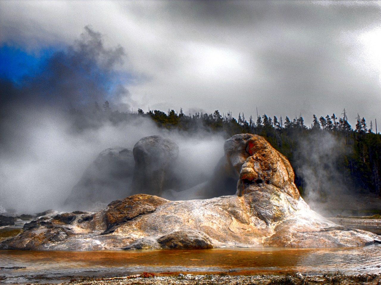 Image - alaska nature water landscape snow