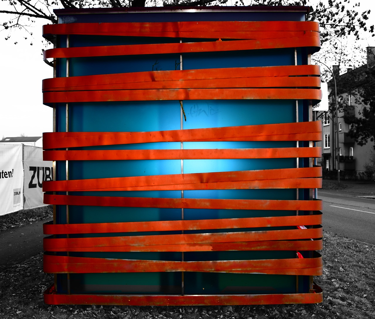 Image - art transformer house colorful