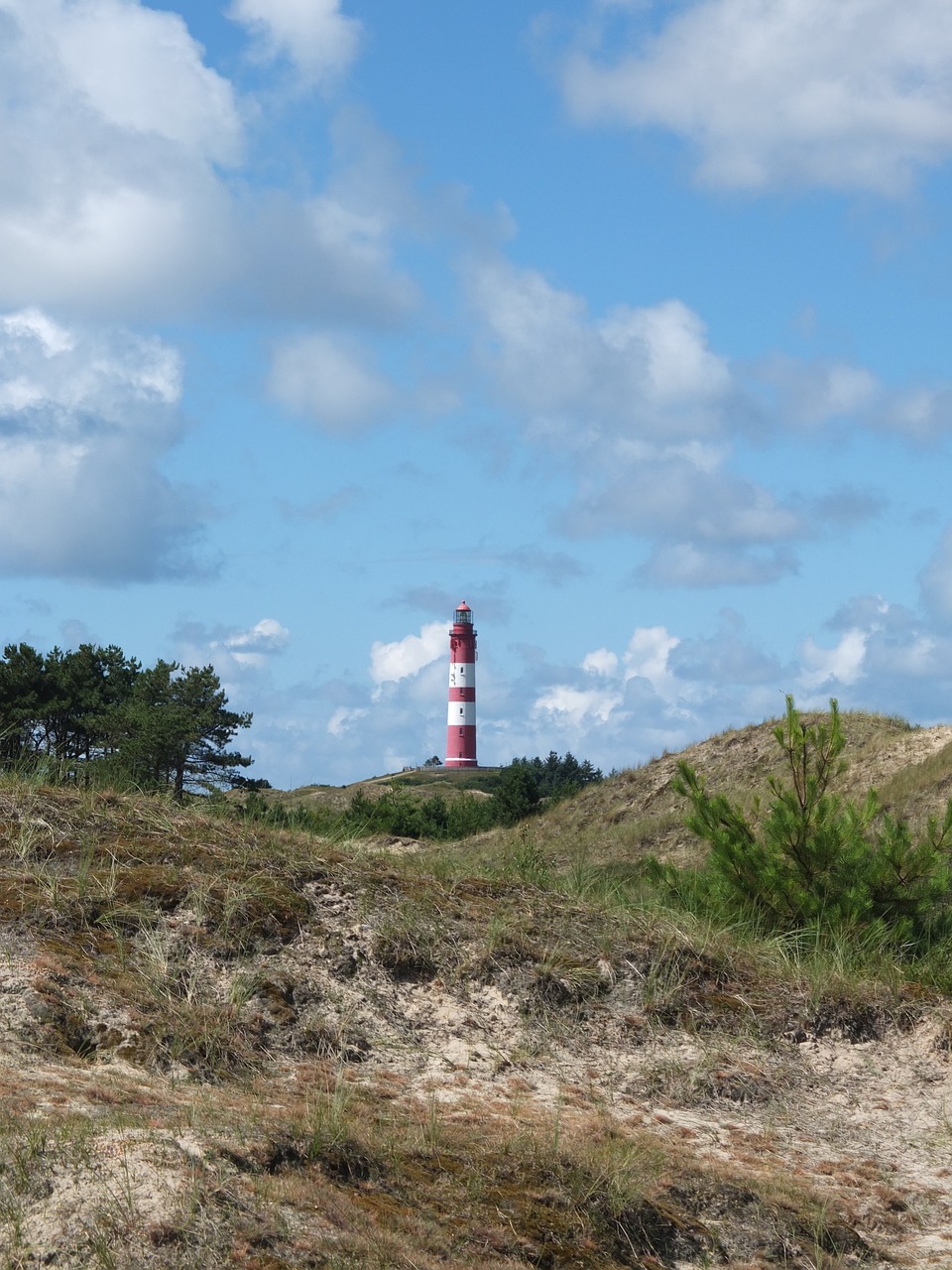 Image - amrum lighthouse dunes island sky