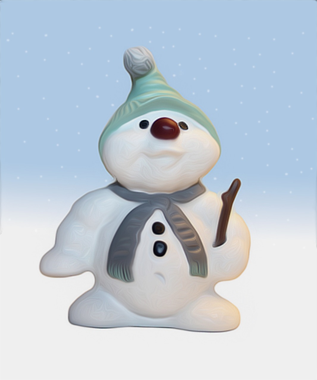 Image - snowman winter cold season frozen