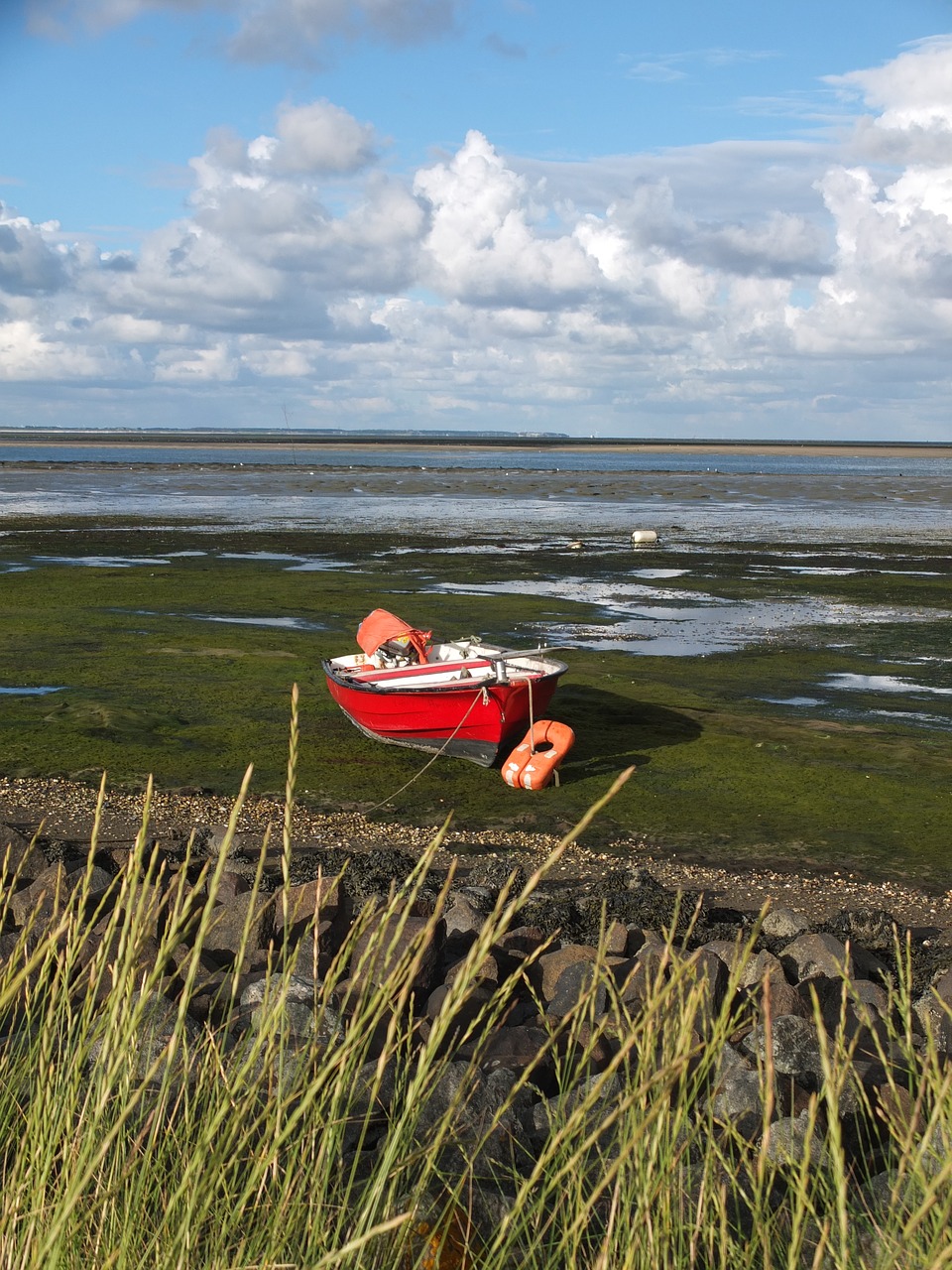 Image - amrum ebb sea watts north sea