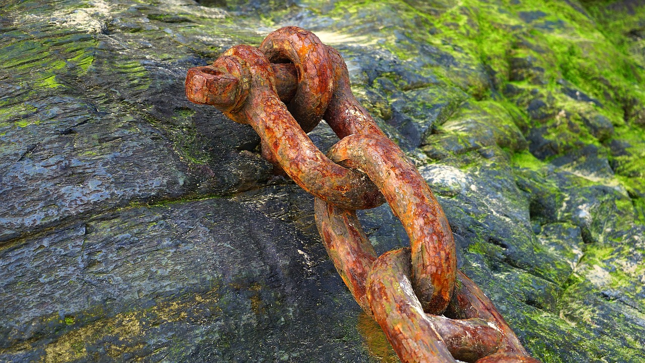 Image - rusty chain old metal iron heavy