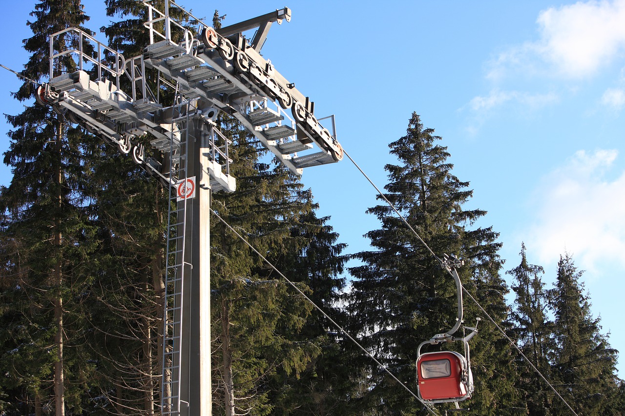 Image - ski lift ski skiing winter