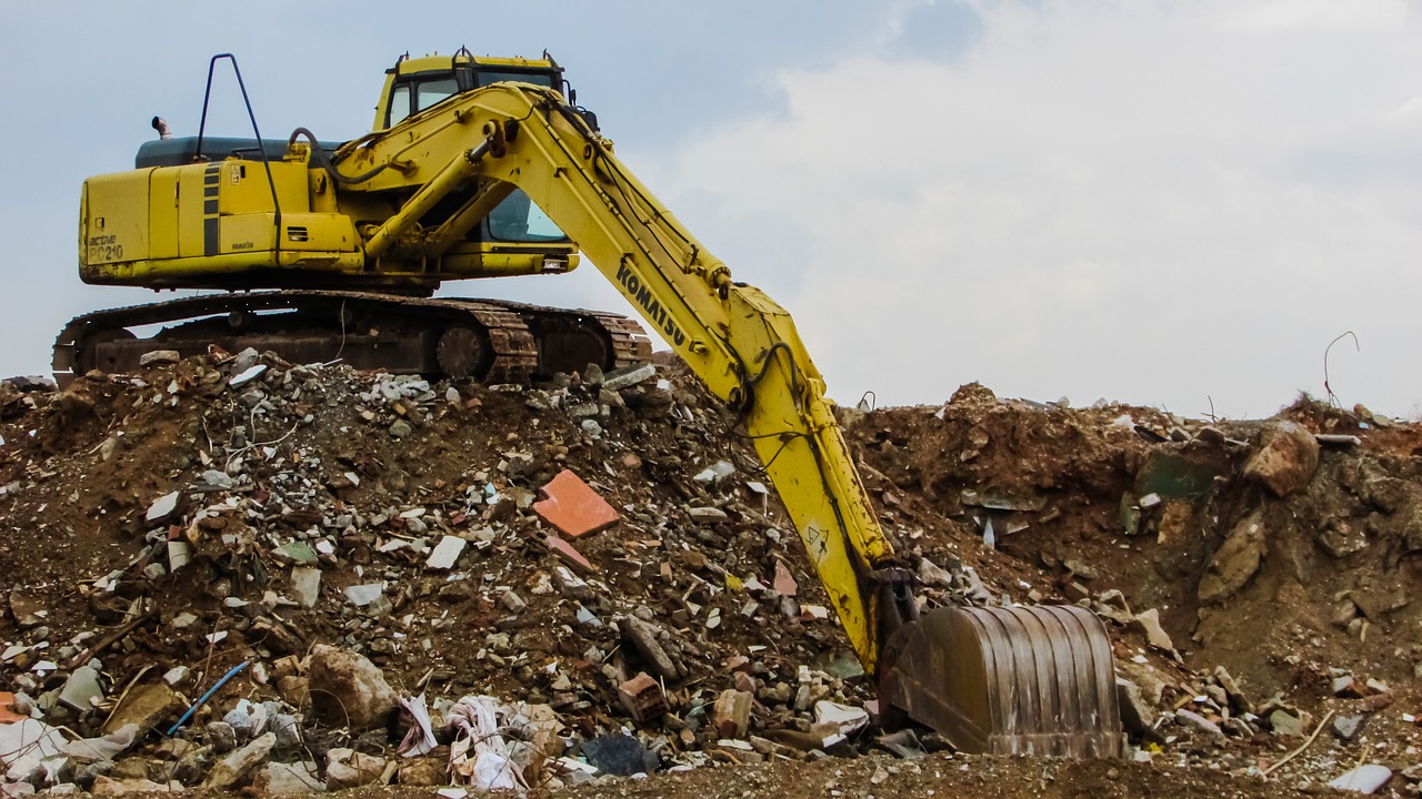 Image - digger heavy machine equipment