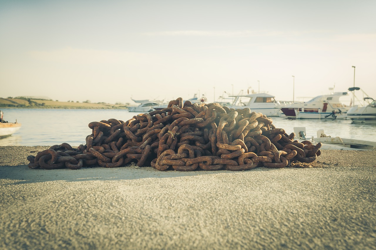 Image - chain rusty metal iron