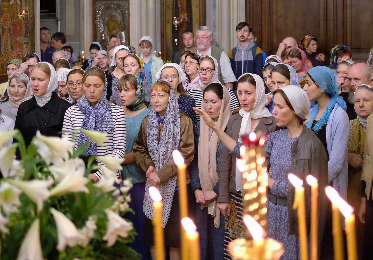 Image - orthodoxy monastery holiday choir