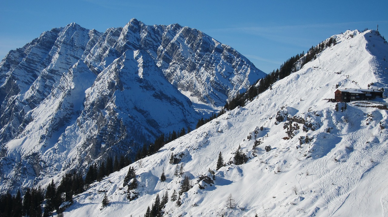 Image - winter cliff mountain watzmann