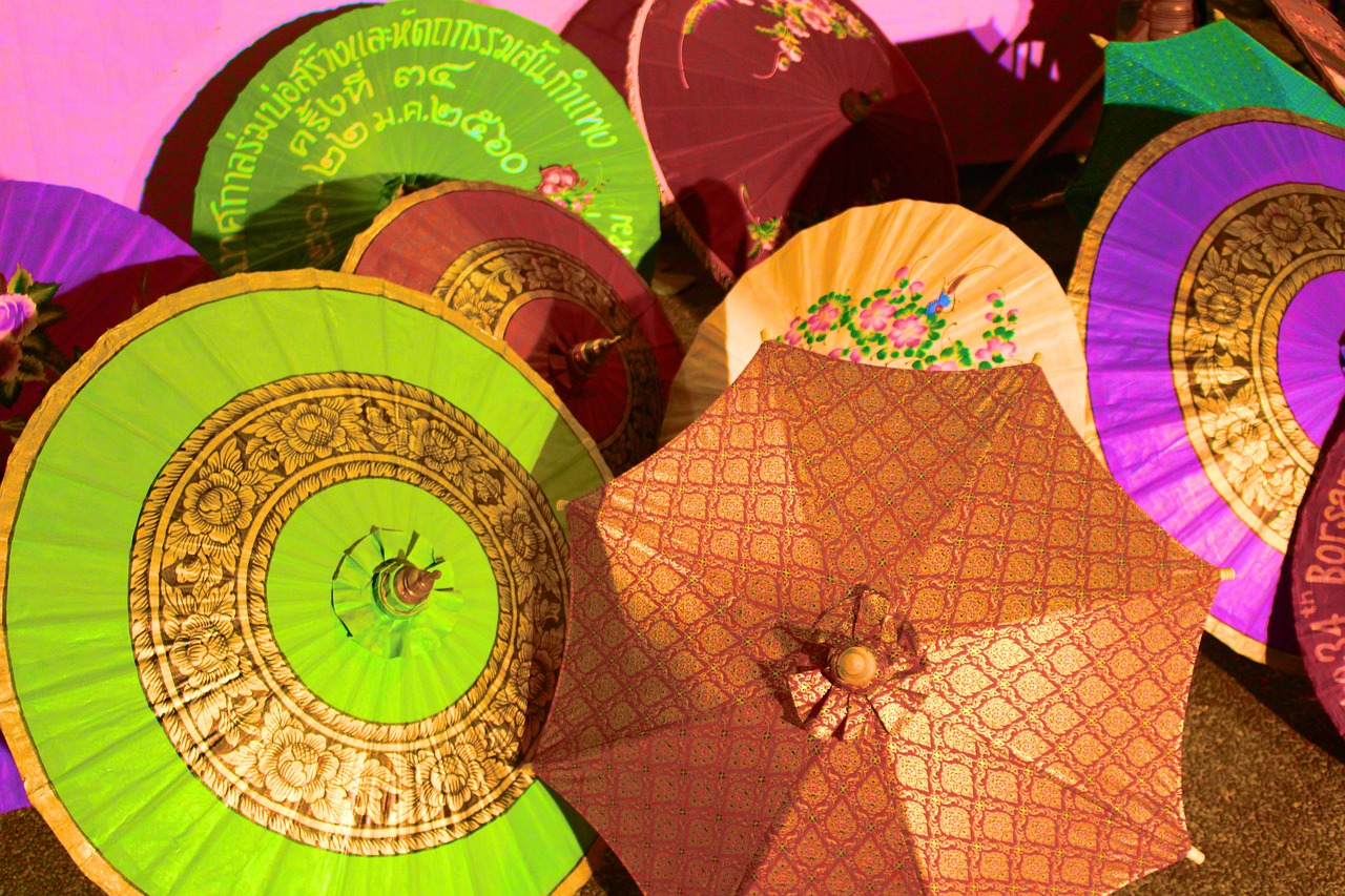 Image - umbrellas parasols design rain