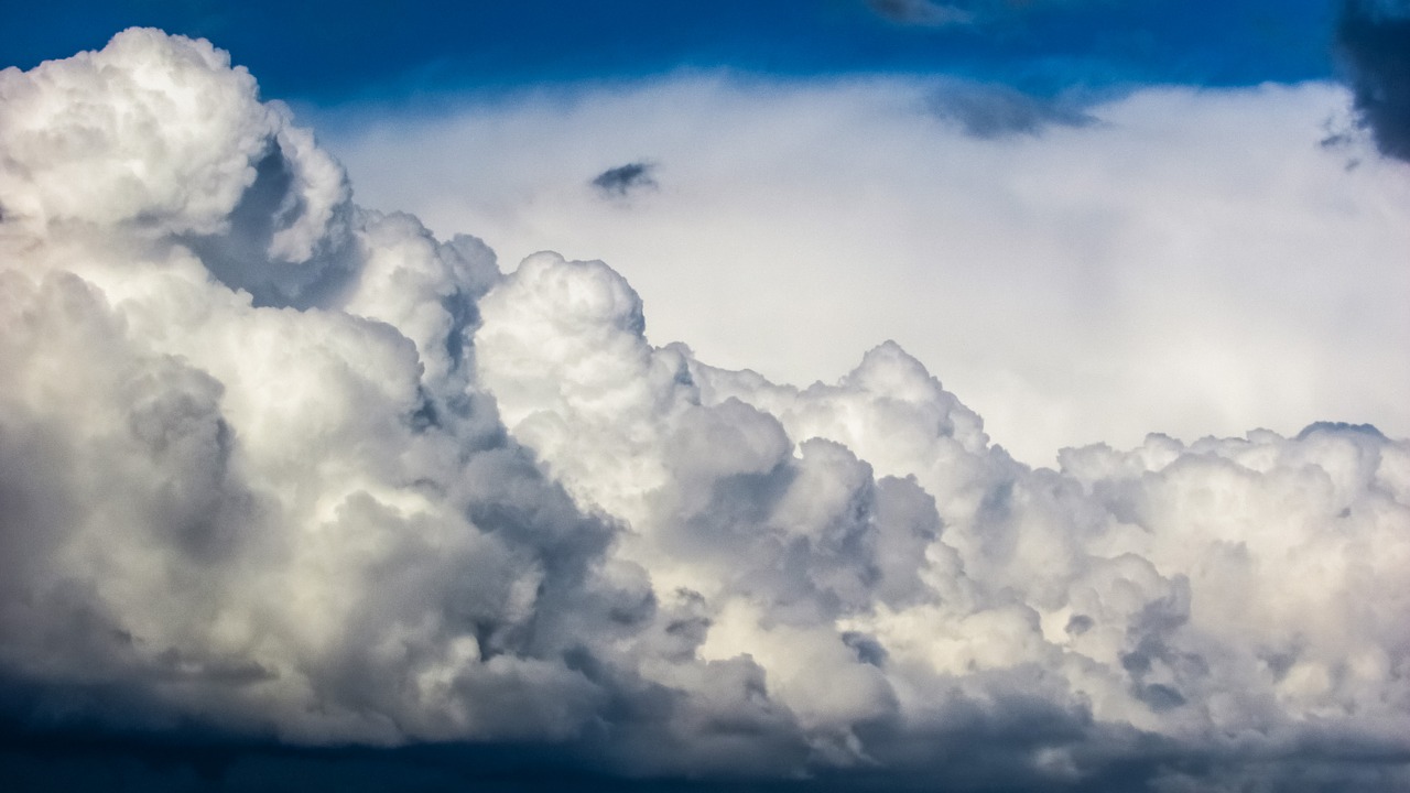 Image - clouds cumulus weather sky white