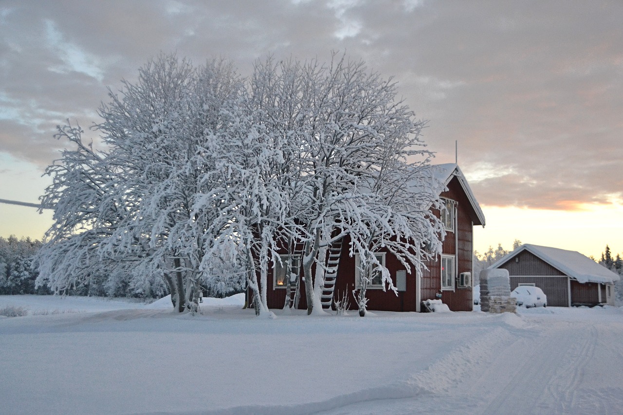 Image - lapland sweden snow landscape