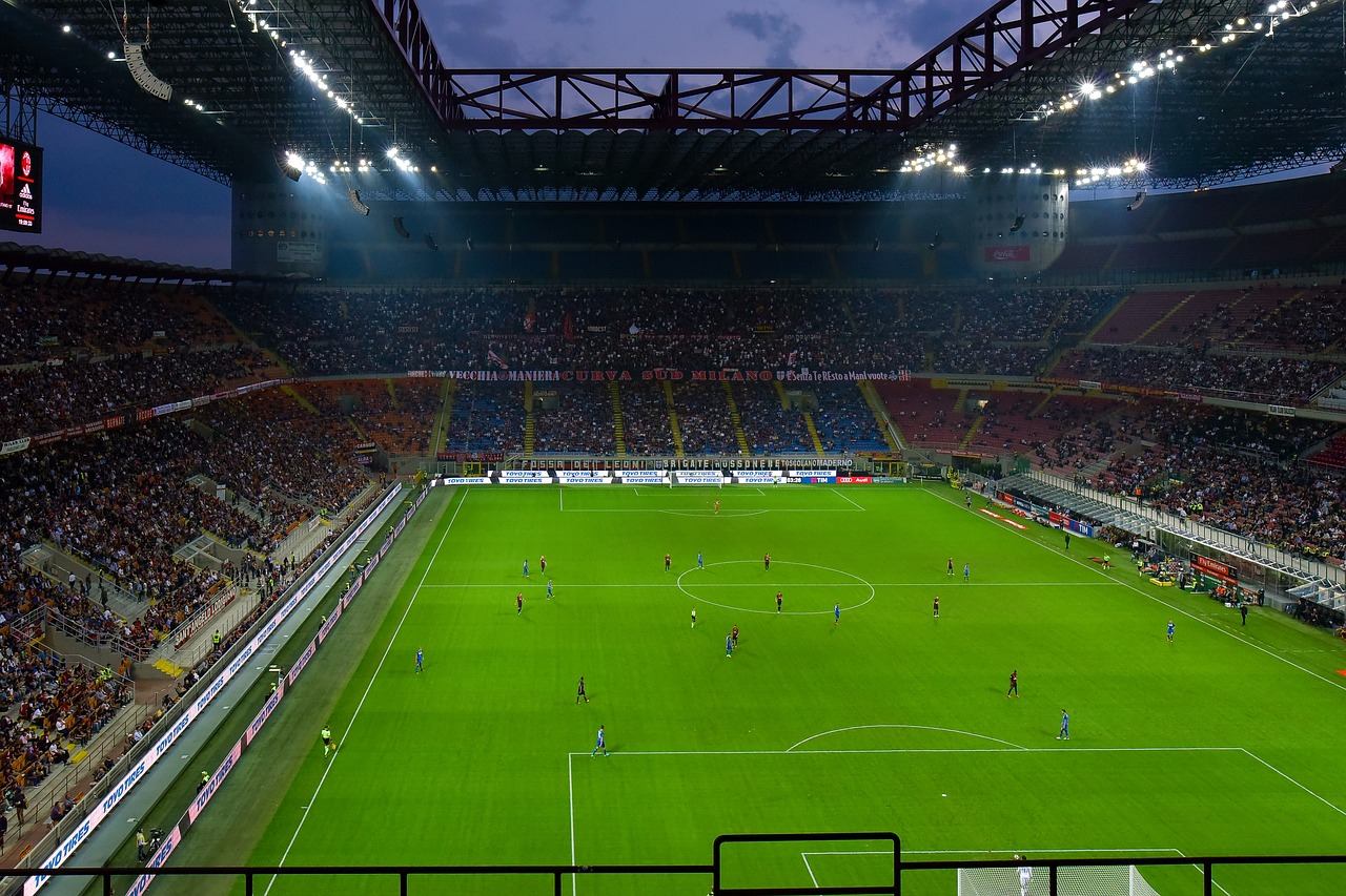 Image - san siro flood light football match