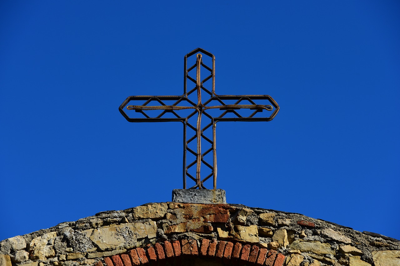 Image - cross sky blue italy crucifix