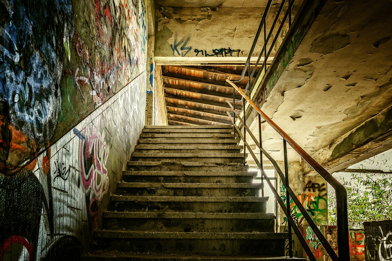 Image - lost places stairs staircase