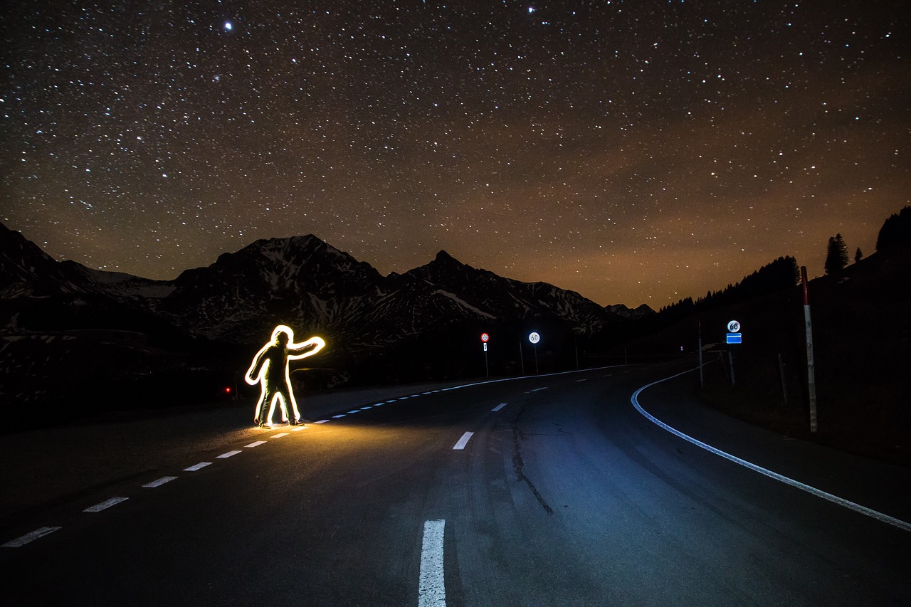 Image - pickup hitchhiker auto stop