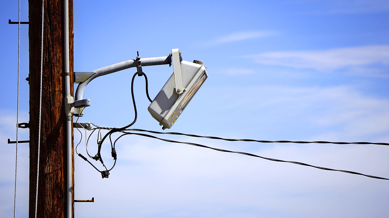 Image - telephone pole technology sky