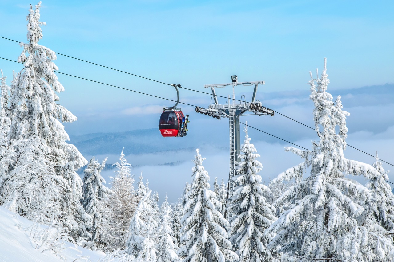 Image - gondola ski resort trolley