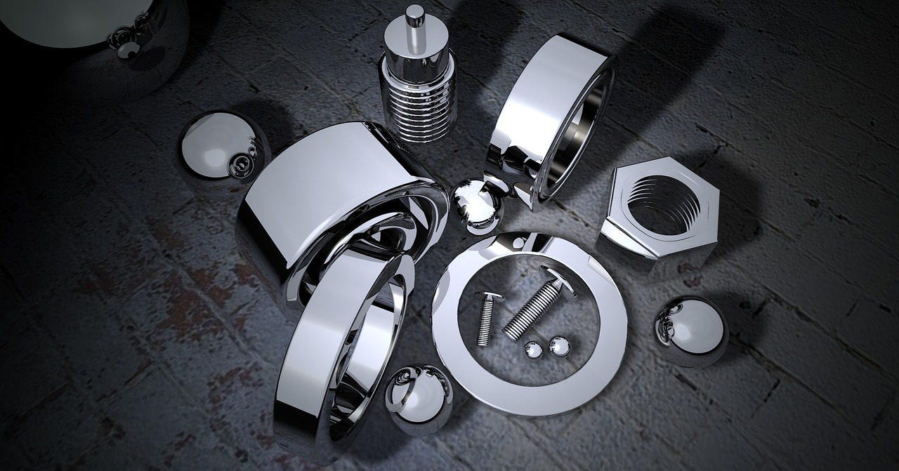 Image - metal rings share shiny metallic